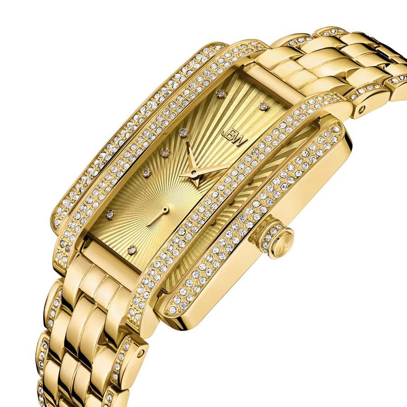 JBW Mink Gold Dial 18kt Gold-plated Ladies Watch J6358B – Watches