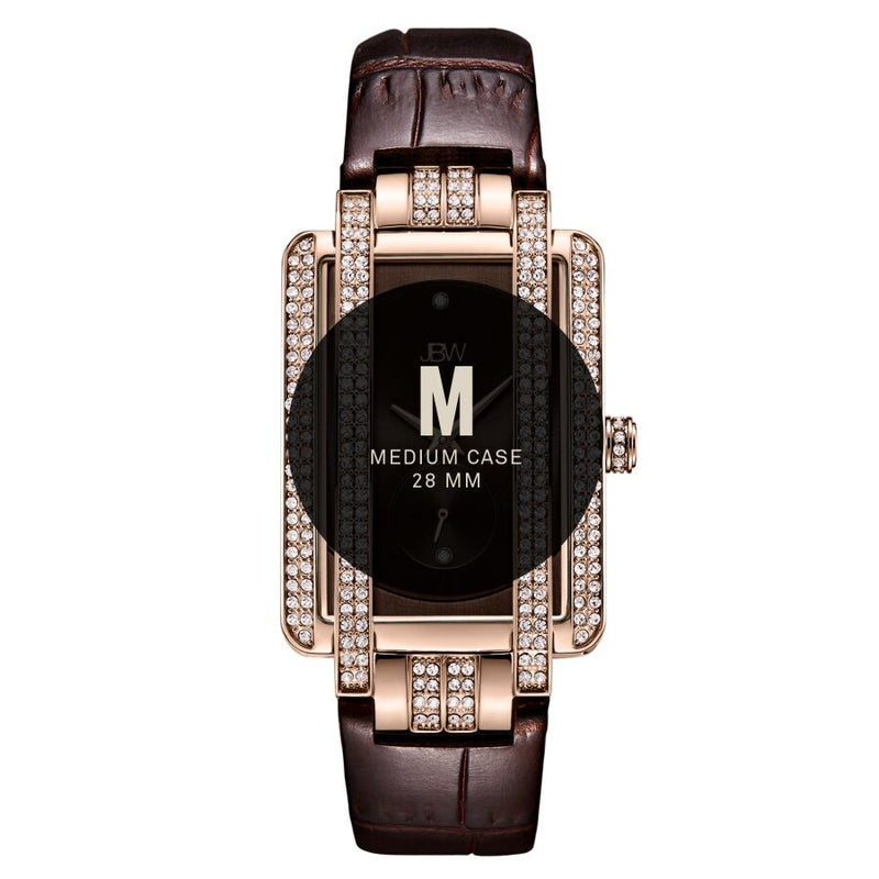 JBW Mink Quartz Diamond Crystal Brown Dial Ladies Watch #J6358L-B - Watches of America #5