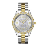 JBW Mondrian Silver Diamond Dial Two-tone Ladies Watch #J6303G - Watches of America