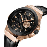 JBW Saxon 48 Quartz Diamond Black Dial Men's Watch #J6373E - Watches of America #2