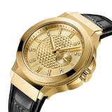 JBW Saxon 48 Quartz Diamond Gold Dial Men's Watch #J6373C - Watches of America #2