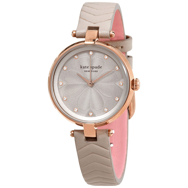 Kate Spade Annadale Quartz Crystal Grey Dial Ladies Watch #KSW1575 - Watches of America
