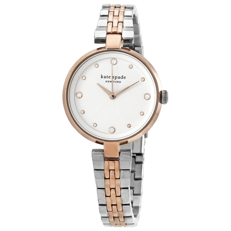Kate Spade Annadale Quartz Crystal White Dial Ladies Watch #KSW1595 - Watches of America
