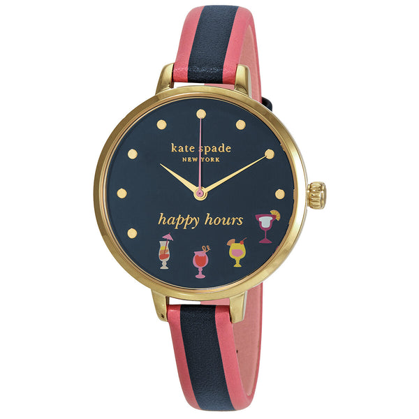 Kate spade Metro Quartz Black Dial Ladies Watch #KSW1630 - Watches of America