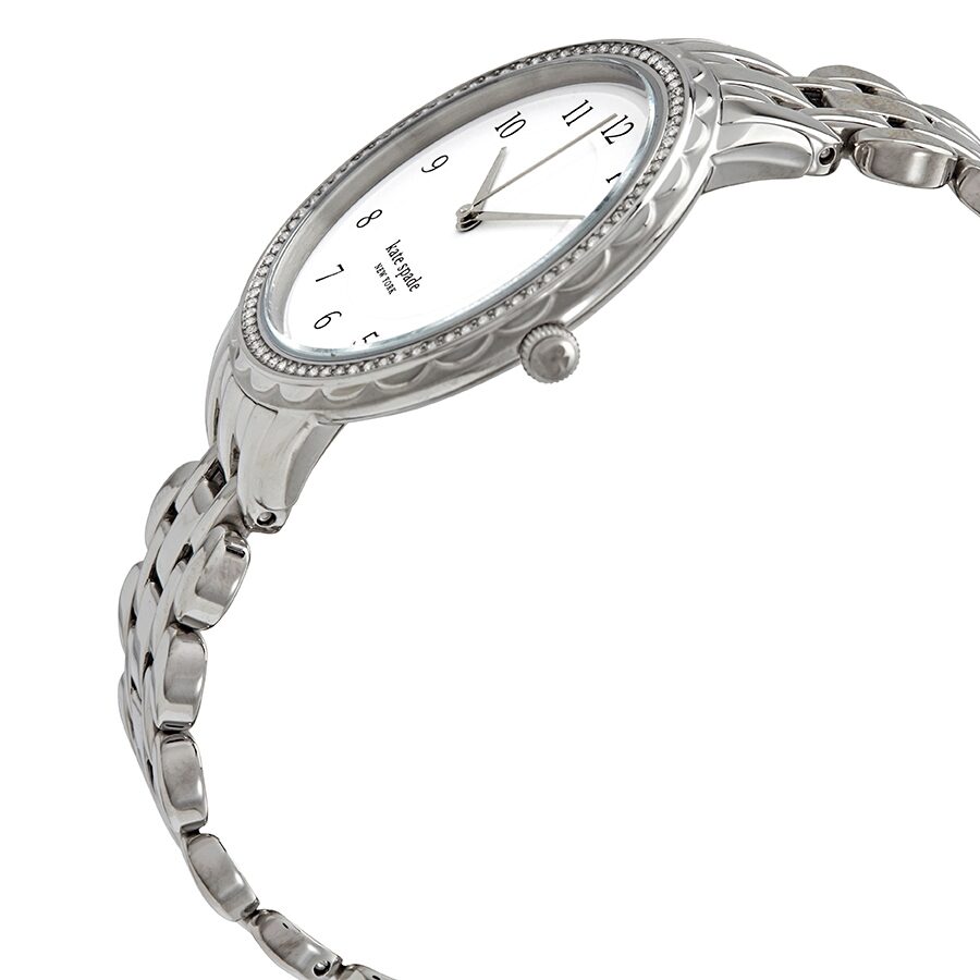 Kate① Kate Spade New York Morningside Quartz Crystal White Dial