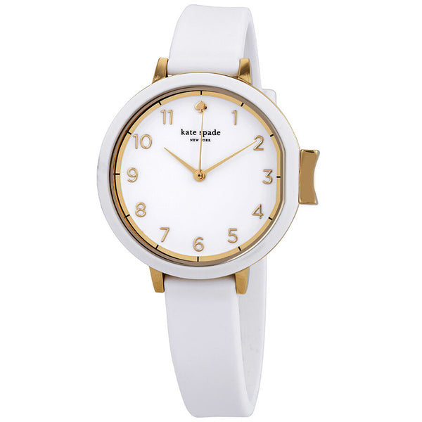 Kate Spade Park Row White Dial Ladies Watch #KSW1441 - Watches of America