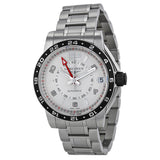 Longines Admiral GMT Silver Dial Stainless Steel Men's Watch L36684766#L3.668.4.76.6 - Watches of America