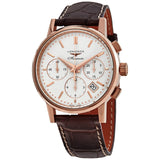 Longines Column Wheel 18kt Rose Gold Chronograph Automatic Men's Watch #L2.733.8.72.2 - Watches of America