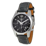 Longines Conquest Automatic Chronograph Black Dial Watch #L27864563 - Watches of America