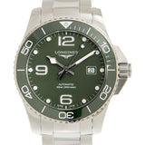 Longines Conquest Automatic Green Dial Men's Watch #L37824066 - Watches of America