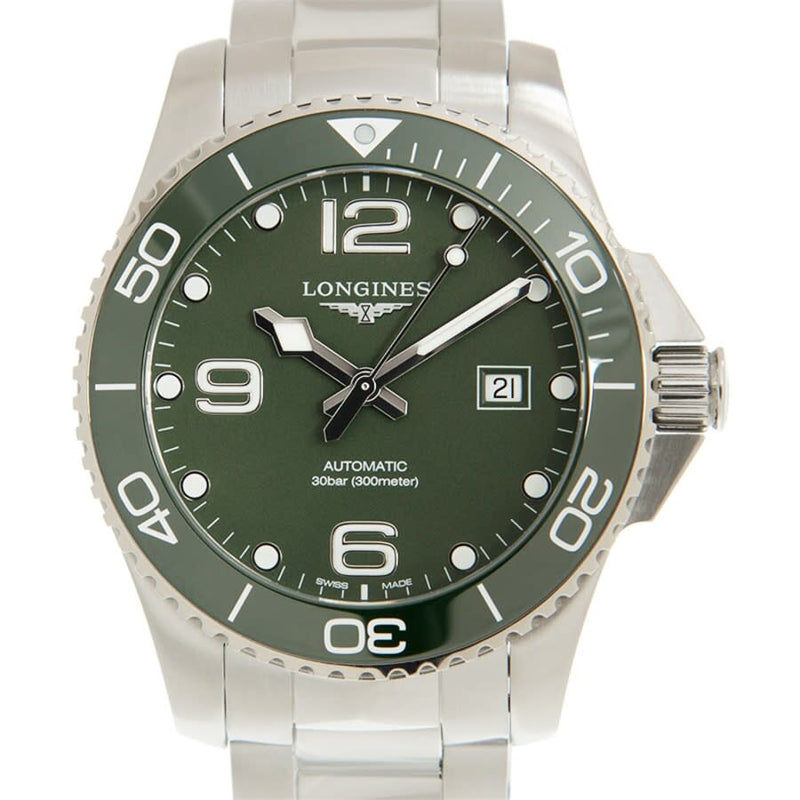 Longines Conquest Automatic Green Dial Men's Watch #L37824066 - Watches of America #2