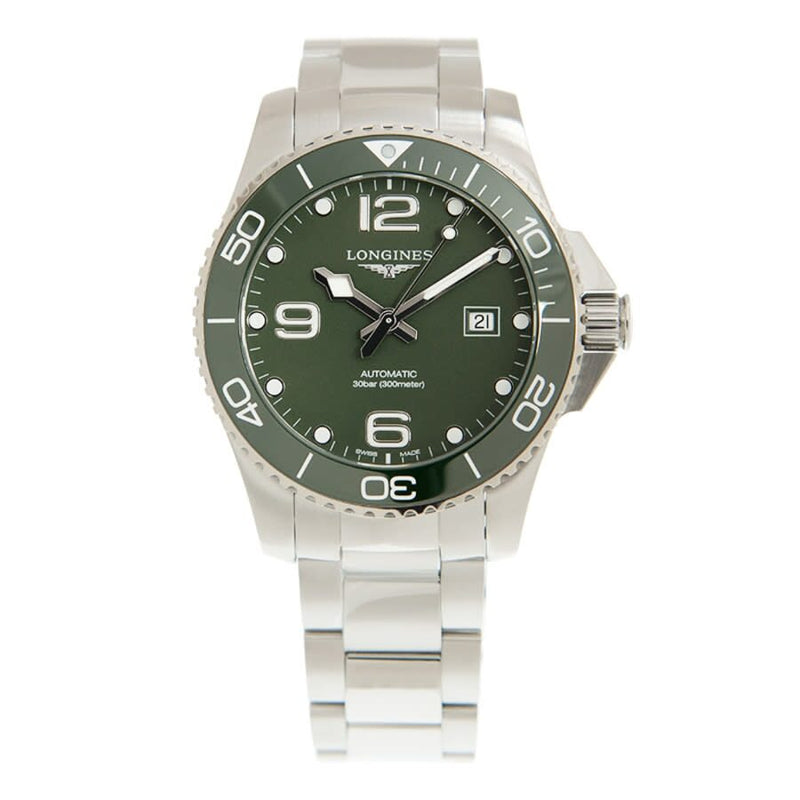 Longines Conquest Automatic Green Dial Men's Watch #L37824066 - Watches of America #3