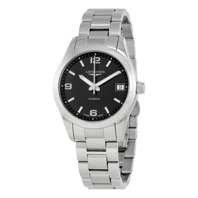 Longines Conquest Black Dial Automatic Ladies Watch #L2.385.4.56.6 - Watches of America