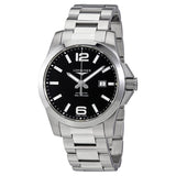 Longines Conquest Automatic Black Dial Men's 43mm Watch #L3.778.4.58.6 - Watches of America