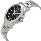 Longines Conquest Black Dial Stainless Steel Men's 43mm Watch #L37604566 - Watches of America #2
