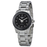 Longines Conquest Black Diamond Black Ceramic Bezel Ladies Watch 32574576#L3.257.4.57.6 - Watches of America