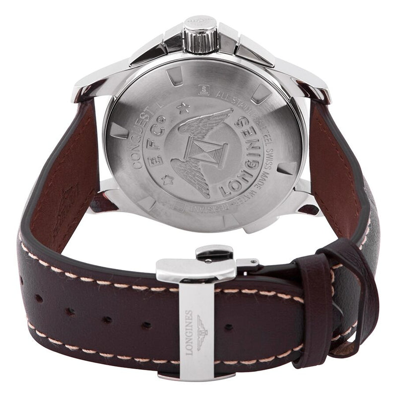 Longines Conquest Chronograph Quartz Silver Dial Men's Watch #L3.702.4.76.5 - Watches of America #3