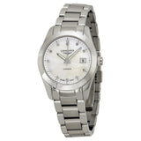 Longines Conquest Classic Automatic Mother of Pearl Dial Ladies Watch L22854876#L2.285.4.87.6 - Watches of America