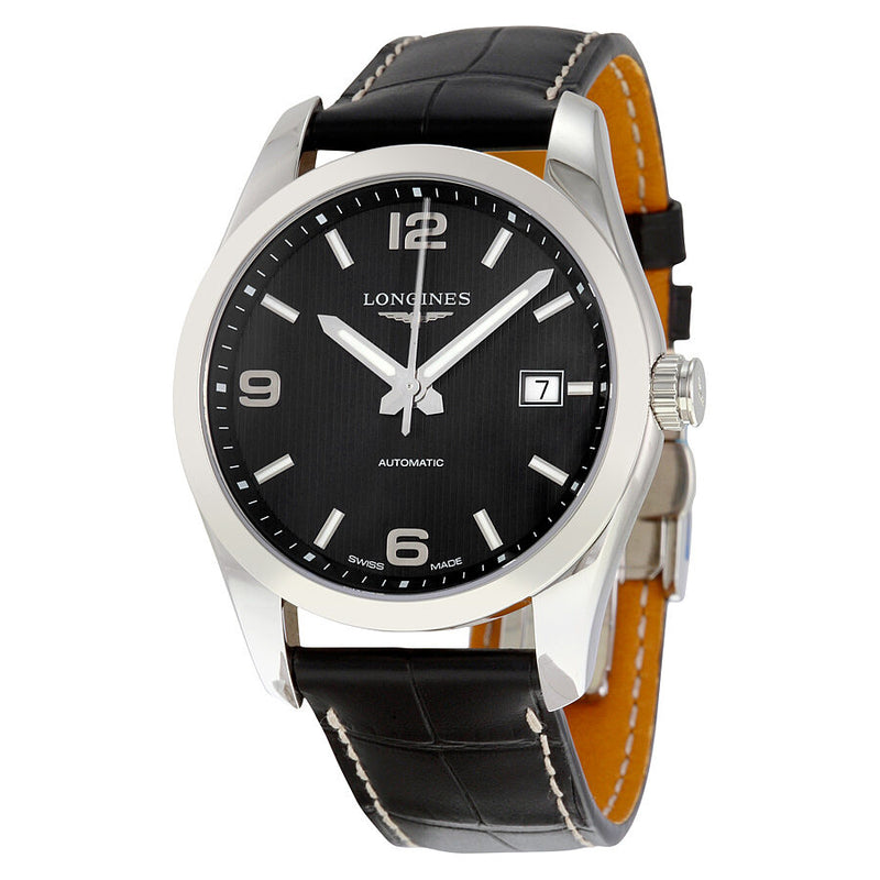 Longines Conquest Classic Black Dial Automatic Men's Watch #L2.785.4.56.3 - Watches of America