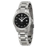 Longines Conquest Classic Black Dial Stainless Steel Ladies Watch L22850576#L2.285.0.57.6 - Watches of America
