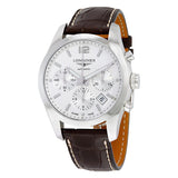 Longines Conquest Classic Chrono Automatic White Dial Men's Watch #L2.786.4.76.3 - Watches of America
