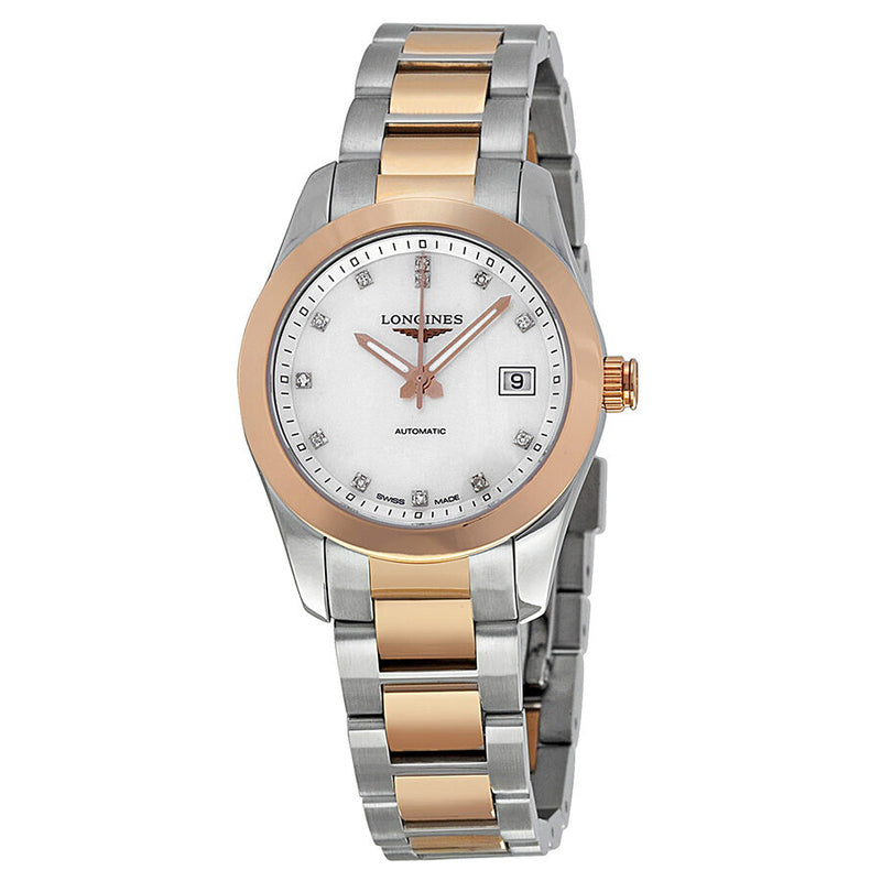 Longines Conquest Classic Mother of Pearl Dial Ladies Watch #L2.285.5.87.7 - Watches of America