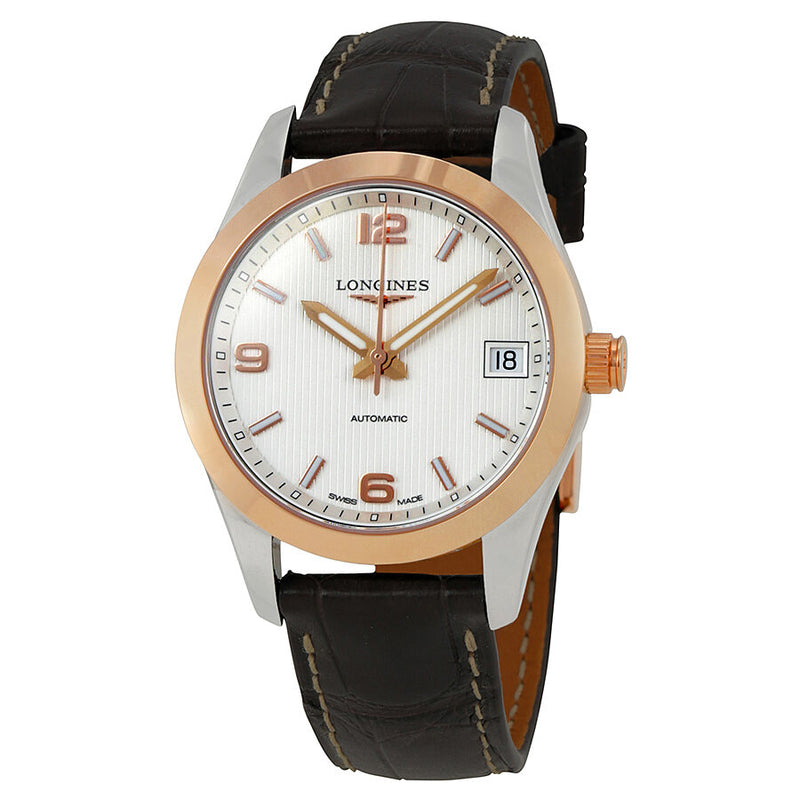 Longines Conquest Classic Automatic White Dial Ladies Watch #L23855763 - Watches of America