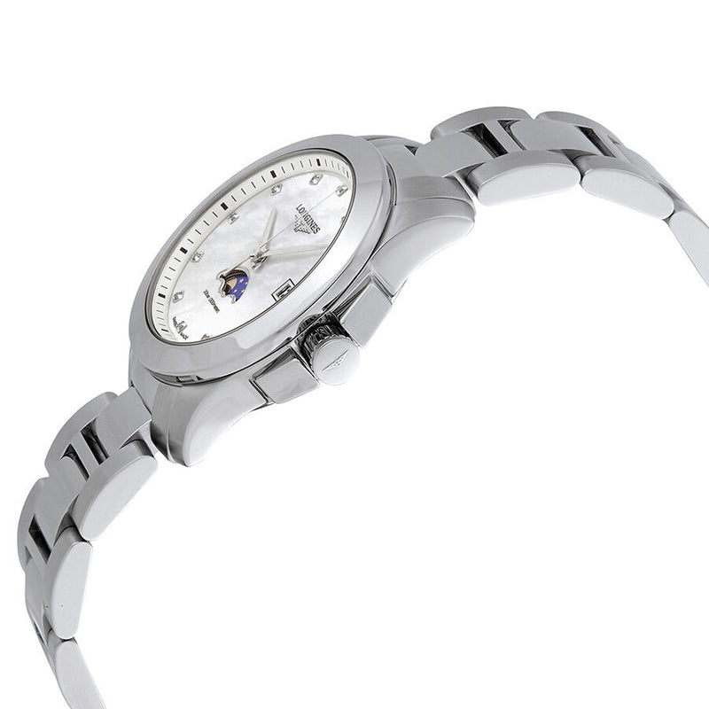Longines Conquest Diamond White Mother of Pearl Dial Ladies Watch #L3.381.4.87.6 - Watches of America #2