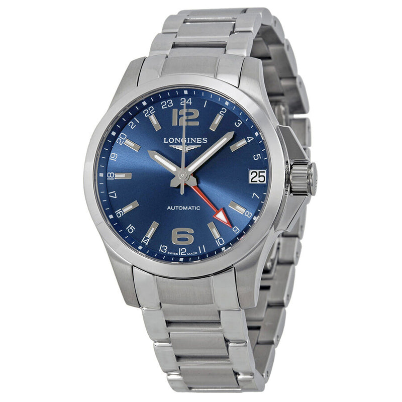 Longines Conquest GMT Automatic Blue Dial Men's Watch #L3.687.4.99.6 - Watches of America