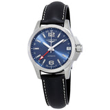 Longines Conquest GMT Automatic Blue Dial Men's Watch #L36874992 - Watches of America