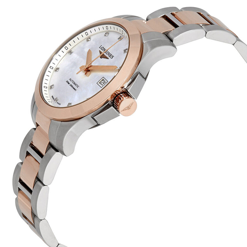 Longines Conquest Mother of Pearl Diamond Men's Watch #L3.676.5.87.7 - Watches of America #2
