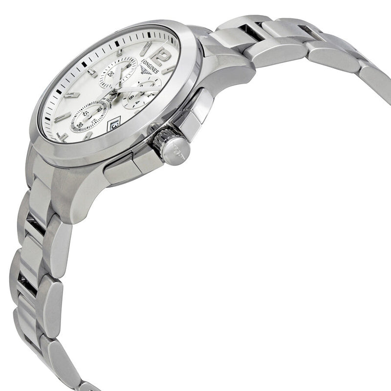 Longines Conquest Chronograph Silver Dial Unisex Watch #L33794766 - Watches of America #2