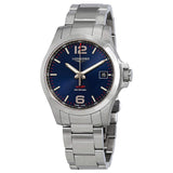 Longines Conquest V.H.P. Blue Dial Men's Watch #L37164966 - Watches of America