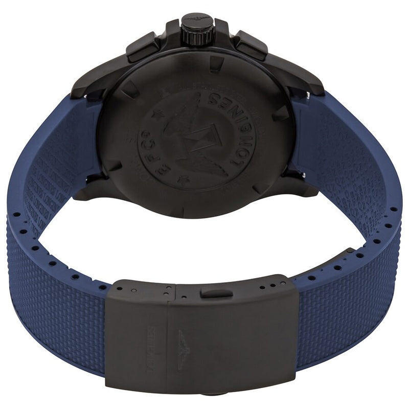 Longines Conquest V.H.P. Perpetual Chronograph Quartz Blue Dial Men's Watch #L37172969 - Watches of America #3