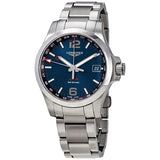 Longines Conquest V.H.P. GMT Blue Dial 41 mm Men's Watch #L3.718.4.96.6 - Watches of America