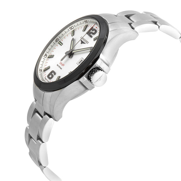 Longines Conquest V.H.P. Perpetual Quartz Silver Dial Men's Watch #L3.729.4.76.6 - Watches of America #2
