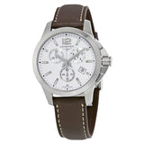 Longines Conquest Chronograph White Dial Men's Watch #L33794165 - Watches of America