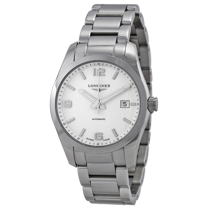 Longines Conquest Automatic Silver Dial Stainless Steel Watch L27854766#L2.785.4.76.6 - Watches of America