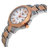 Longines Conquest White Dial Steel and Rose Gold Automatic Ladies Watch L32765167#L3.276.5.16.7 - Watches of America #2
