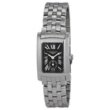 Longines Dolce Vita Black Dial Stainless Steel Ladies Watch L51554796#L5.155.4.79.6 - Watches of America
