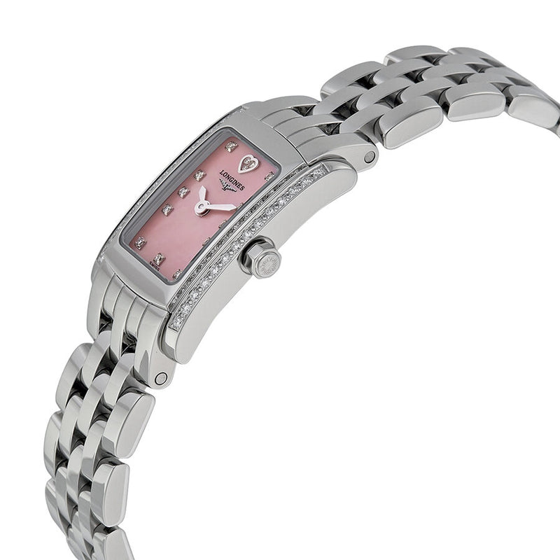 Longines Dolce Vita Pink Mother of Pearl Stainless Steel Ladies Watch #L5.158.0.93.6 - Watches of America #2