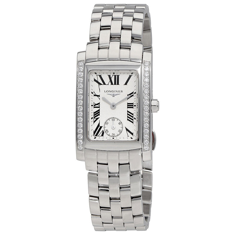 Longines Dolce Vita Silver Dial Diamond Ladies Watch #L5.502.0.71.6 - Watches of America