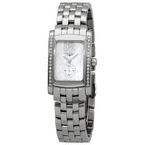 Longines DolceVita Mini Mother of Pearl Dial Stainless Steel Ladies Watch #L5.155.0.85.6 - Watches of America