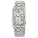 Longines Dolcevita Silver Dial Stainless Steel Ladies Watch #L57554716 - Watches of America