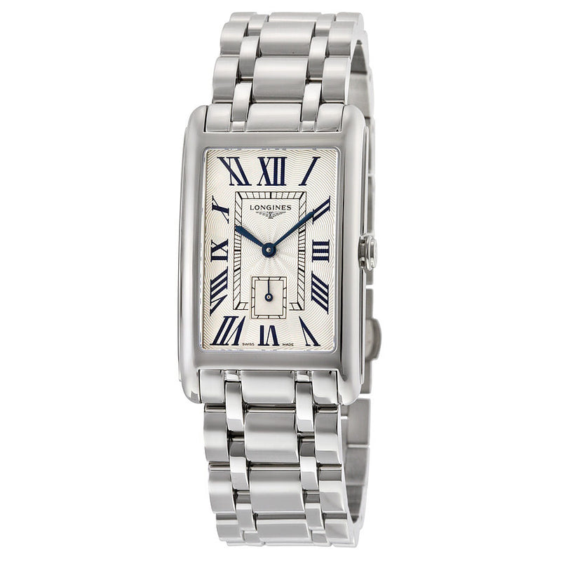 Longines Dolcevita Silver Dial Stainless Steel Ladies Watch #L57554716 - Watches of America