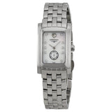 Longines DolceVita White Mother of Pearl Diamond Dial Ladies Watch #L5.155.4.94.6 - Watches of America