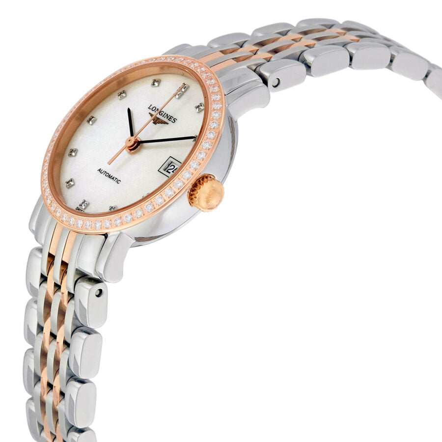 Longines Elegant Collection Automatic Diamond Ladies Watch L4