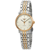 Longines Elegant Automatic Diamond Striped Silver Dial Ladies Watch #L4.309.5.77.7 - Watches of America