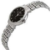 Longines Elegant Black Dial Stainless Steel Automatic Ladies Watch #L43094576 - Watches of America #2