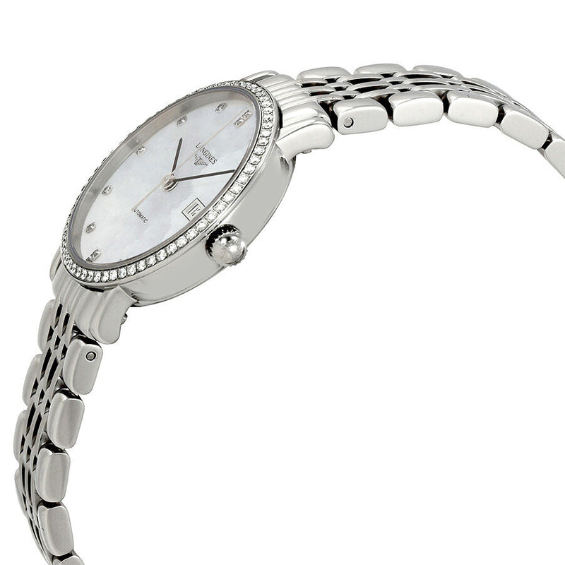 Longines Elegant Mother of Pearl Dial Ladies Watch #L43100876 - Watches of America #2